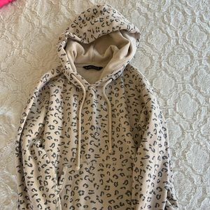 Abercrombie and Fitch leopard sweater